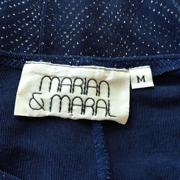(3/$20) Marian & Maral navy blue short sleeve glitter dress - Picture 13 of 13